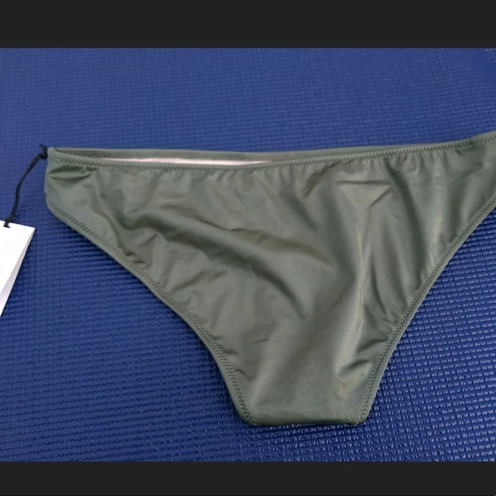 NWT Shade & Shore Sun Coast Green Cheeky Bikini Bottom - Picture 4 of 5